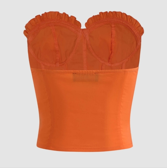 5/25 💖 Cider Strapless Sweetheart Neckline Cropped Corset - Picture 2 of 9